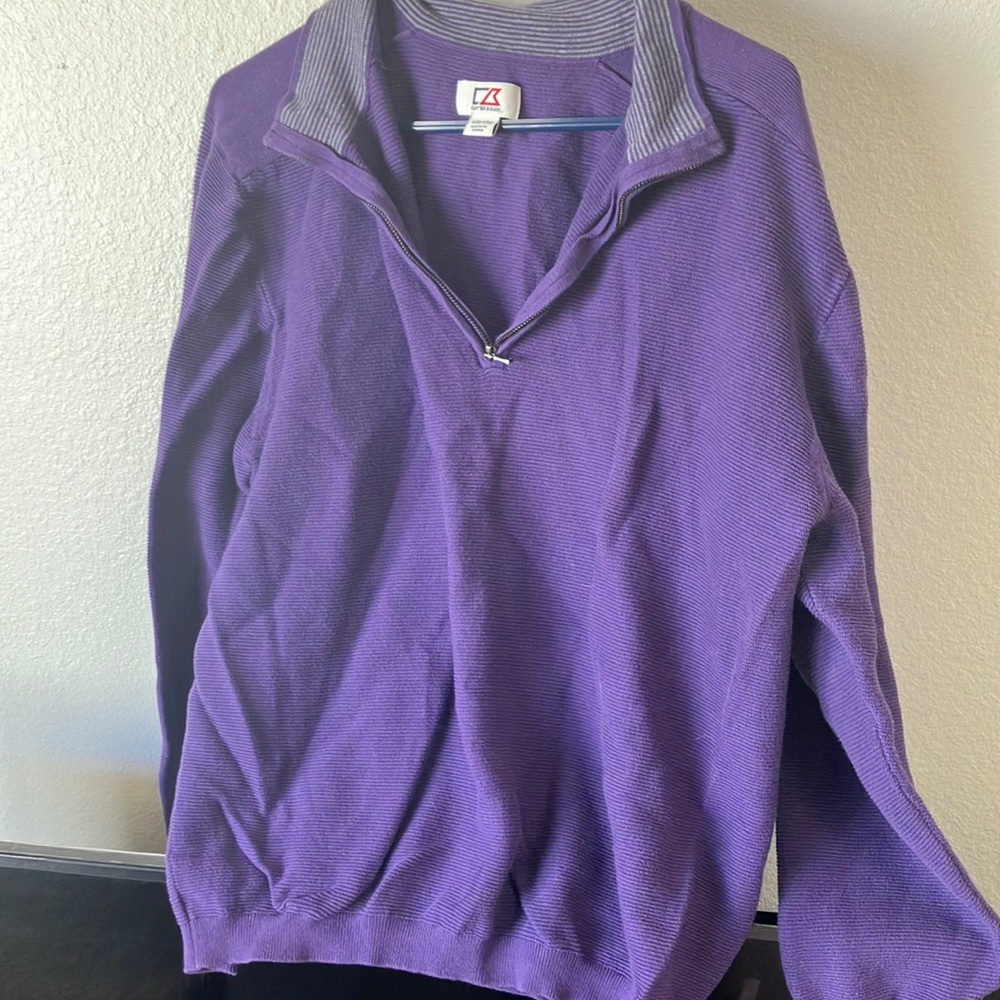 FINAL MARKDOWN Cutter and buck 1/4 zip top 1X